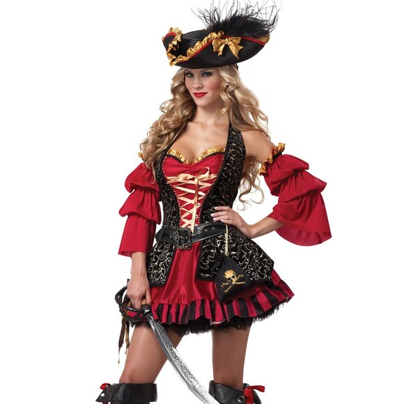 🏴‍☠️ Sexy Plus Spanish Pirate Costume – Brand New, Unopened 2X - Picture 1 of 8